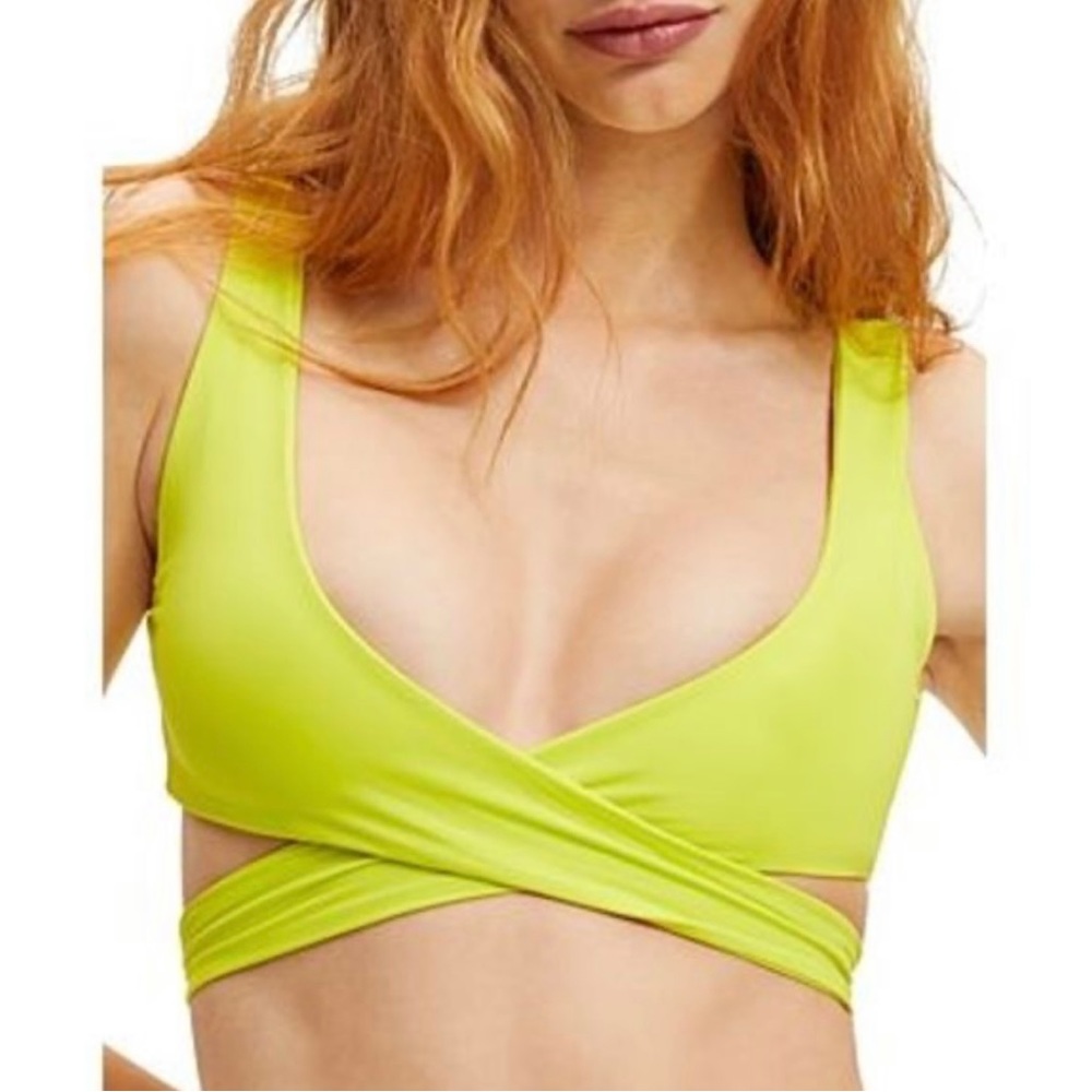 NWT 100 WAYS TO WEAR TOP | ELECTRIC YELLOW001 - ELECTRIC YELLOW001 / M × 1